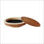 Table basse ovale avec rangement caché, placage en bois massif, décor moderne pour le salon et la chambre à coucher-893865364