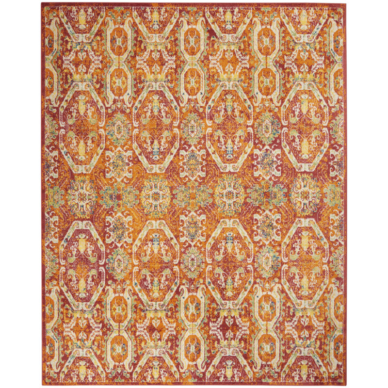 Mackeyla Oriental Indoor Rug, Rectangle 9' x 12'