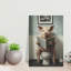 Happy Pig Reading Mud by Andreas Magnusson - Wrapped Canvas Print-1036094450