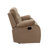 Global United Transitional Microfiber Fabric Sofa
