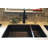 33" Hammered Copper 75/25 Double Basin Kitchen Sink