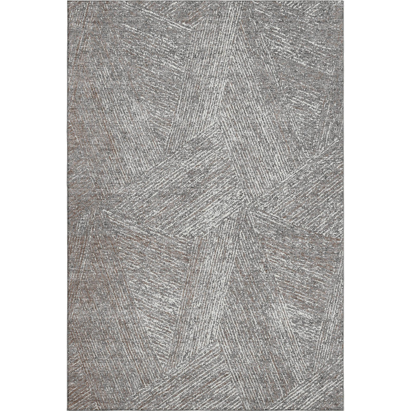 Premium Machine Washable Finchley AMF991 Lines Rug, Rectangle 9' x 12'