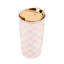 Rosy Check Ceramic Travel Cup