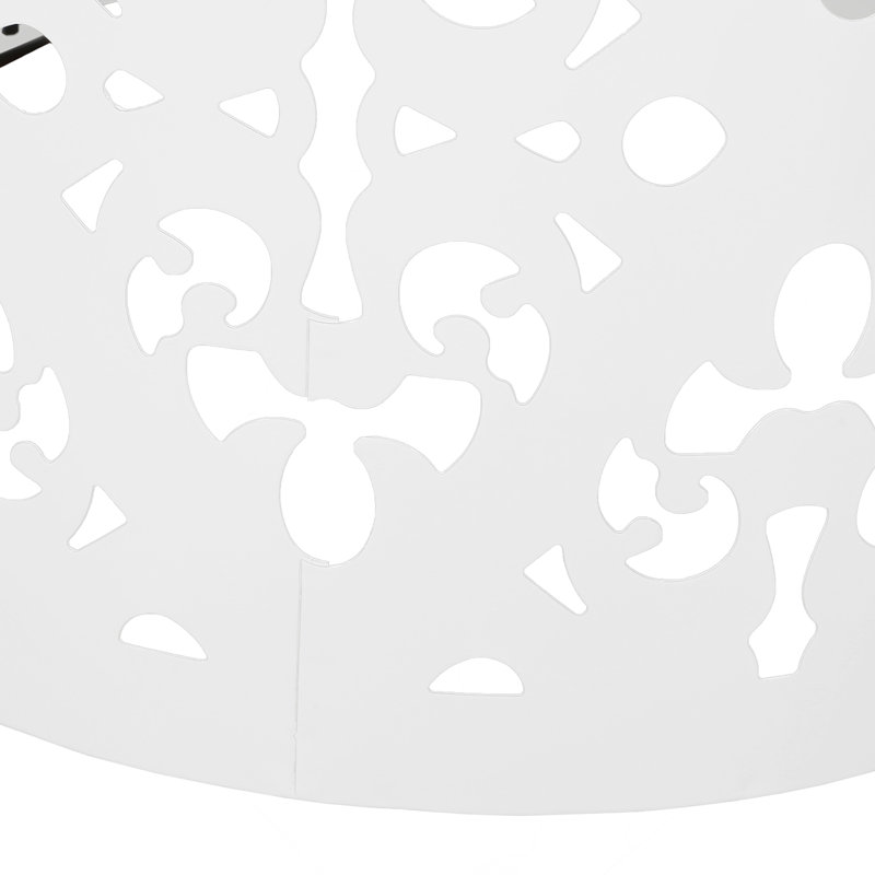 Table d'appoint en métal Nadilyn, Blanc