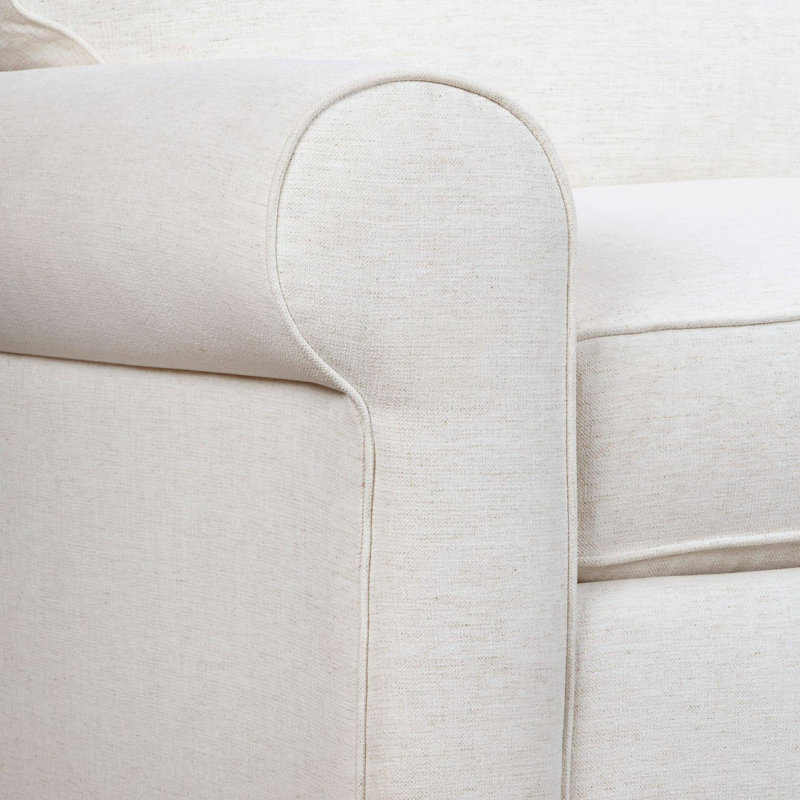 Canapé-lit Porter, Chenille Nompton Snow Crypton®