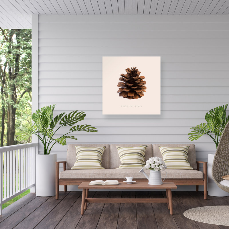 Florent Bodart  Merry Christmas 2 Outdoor  Canvas, H 14 po x l 14 po