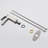 Single Handle Bathroom Faucet with Deck For 1 or 3 Holes,Laundry Vanity Sink Faucet with Two 9/16" Hoses-115721133