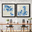 Falling Leaves III - ensemble de 2 reproductions d'art sur papier encadré-735811410-735811402