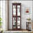 Illuminated Glass Curio Display Cabinet For Various Collections And Spaces-1336742900