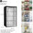 Waterproof Wire Shelving Cover With Clear Front Panel, Heavy-Duty Dustproof Storage Unit Protector For Metal Shelves, Easy Zipper Access And Interior Organization
