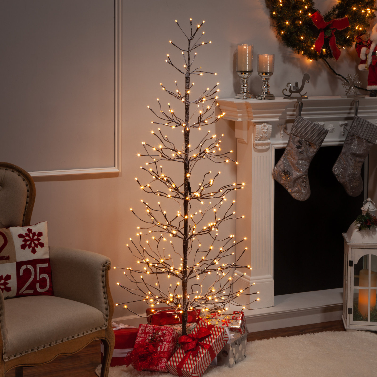 72'' Lighted Trees & Branches