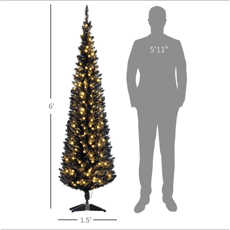 6FT Pencil Christmas Tree