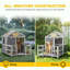 Features:  - Spacious indoor area and porch let your dog stretch and relax - Clear windows ...
