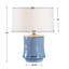 Lampe de table Kamara bleu poudre