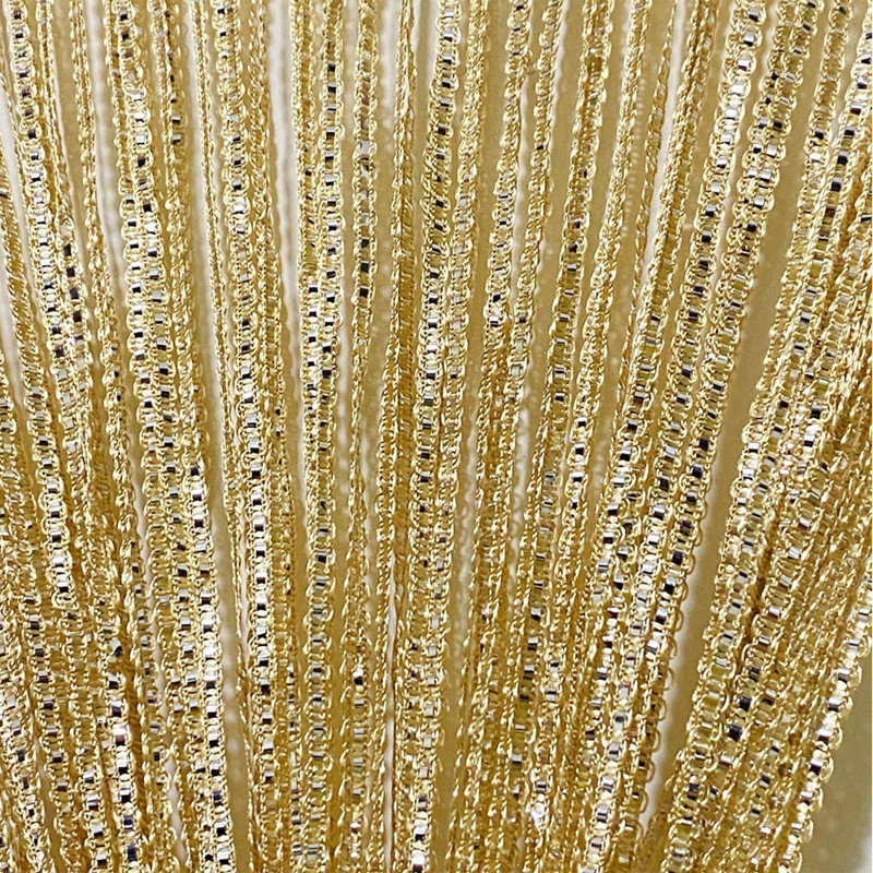Argonne Semi Sheer Curtain Single Panel, Champagne