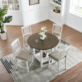 Space-saving Foldable Dining Table Set For Four - Perfect For Small Spaces