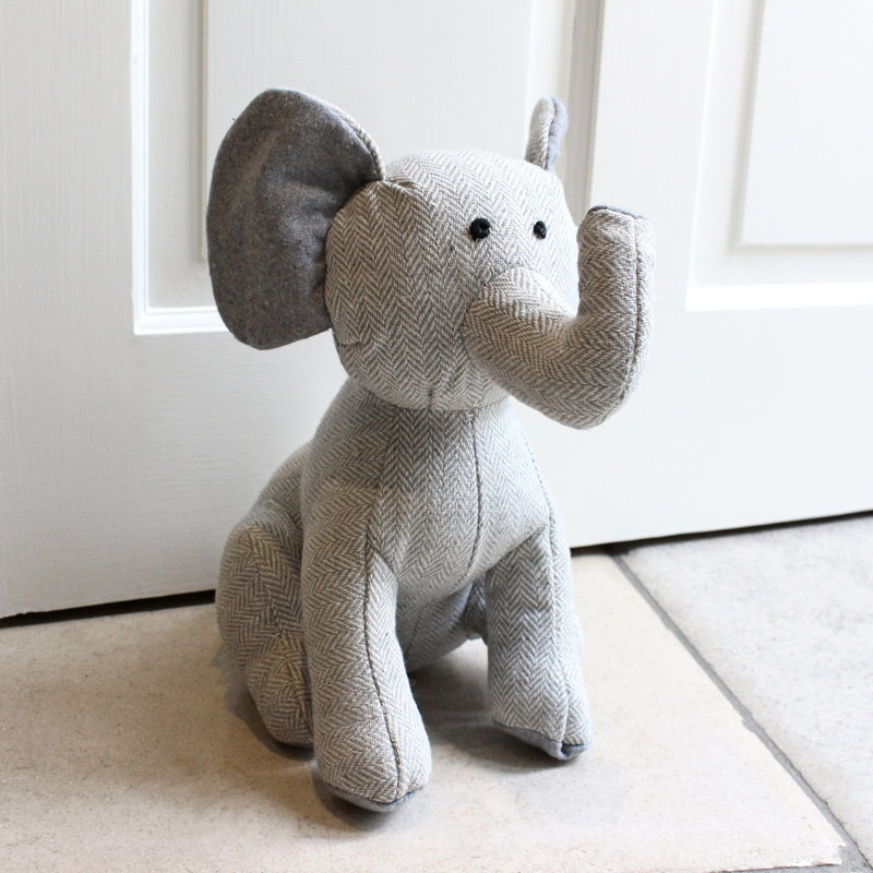 Narrows Elephant Fabric Door Wedge