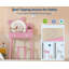 Kids Vanity Set with Lights, Bear-Shaped Makeup Table with Mirror & Stool for Girls Bedroom Play-661865531