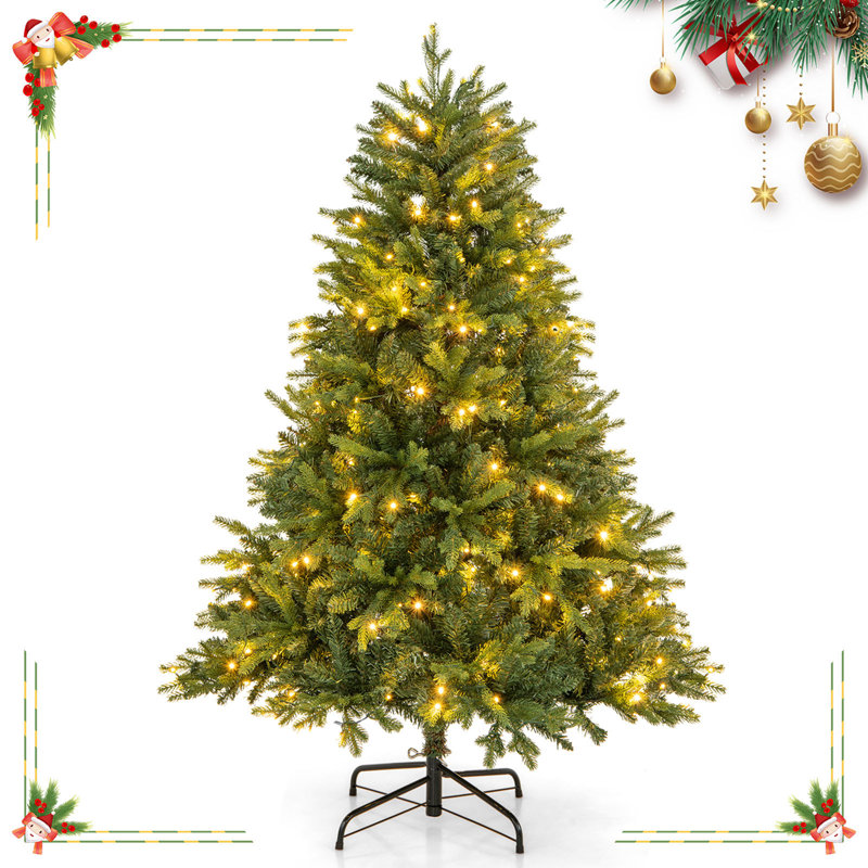 Arbre de Noël artificiel éclairé 5 pi