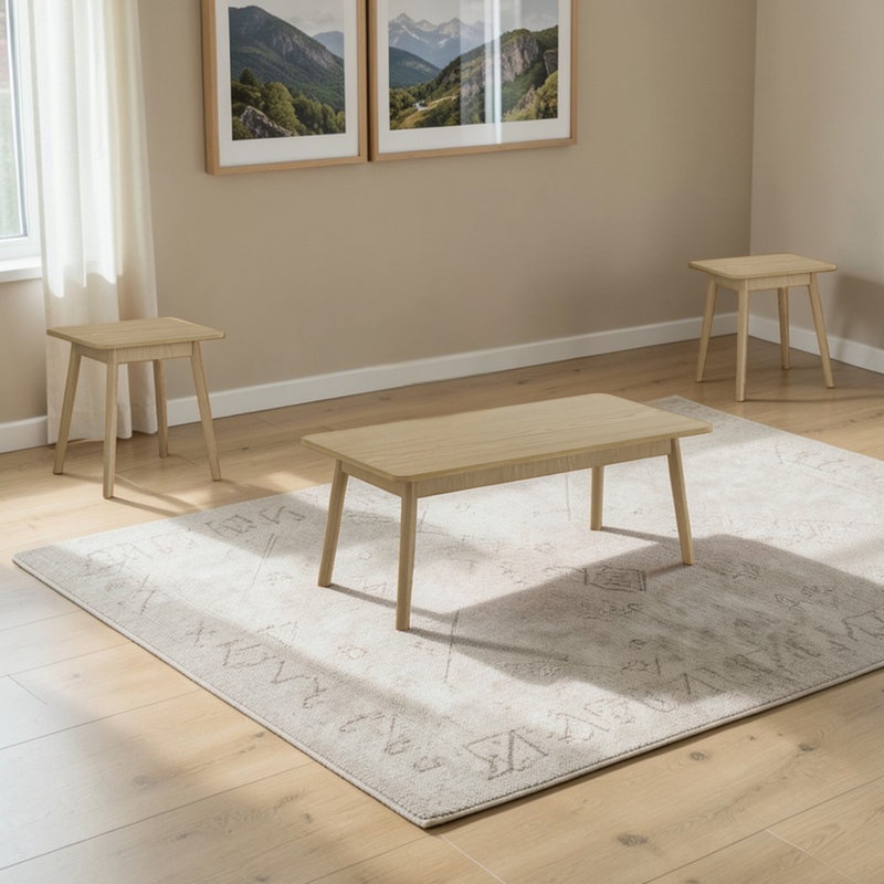 Ensemble de table moderne 3 pièces Aerith