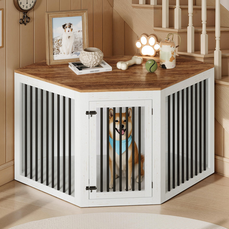Cage pour chien Aletza, Blanc