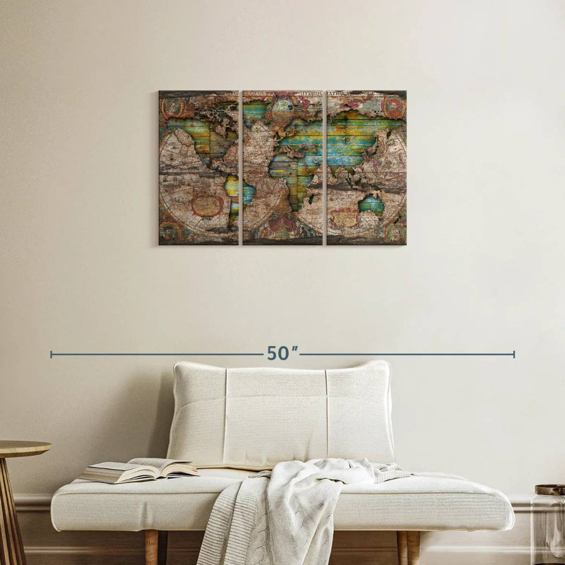 Ancienne carte Aliaz Shabby Elegance, H 20 po x l 33 po