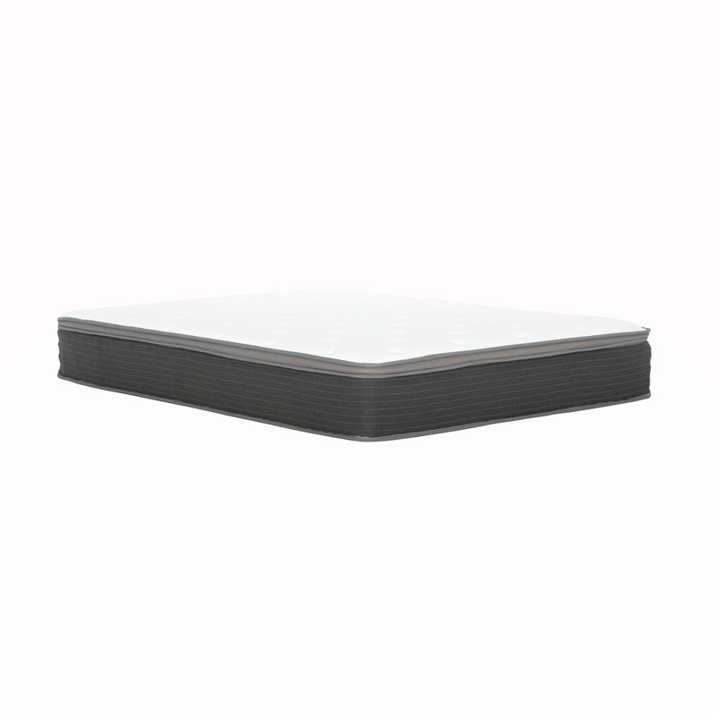 8 po Matelas hybride dans une boîte, matelas à ressorts ensachés et mousse viscoélastique imprégnée de gel, soulagement de la pression, technologie de refroidissement