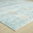 Aldora Aqua Cascade Power-Loomed Cotton Area Rug-1714139485