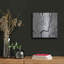 Red Barrel Studio® «Abstract in Grey IV» par Cindy Jacobs, art mural en métal-870253476