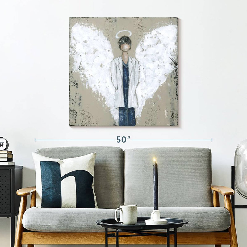 Leisha White Doctor Angel, H 30 po x l 30 po