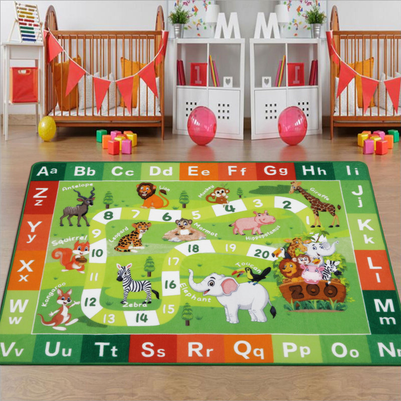 Copernicus Animal Print Indoor Rug, Rectangle 4' x 6'