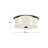 Delaney 3-Light Flush Mount Ceiling Light with Linen Shade-1739387207