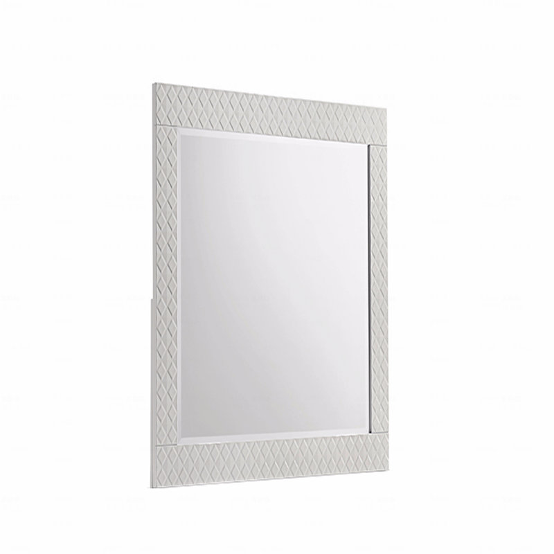 Miroir d'appoint moderne avec cadre en bois