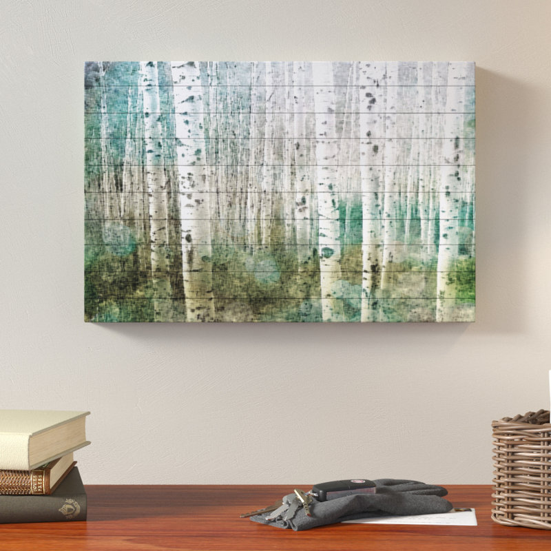 «Aspen» par Parvez Taj - reproduction de photo sur bois, H 8 po x l 12 po x P 1,5 po