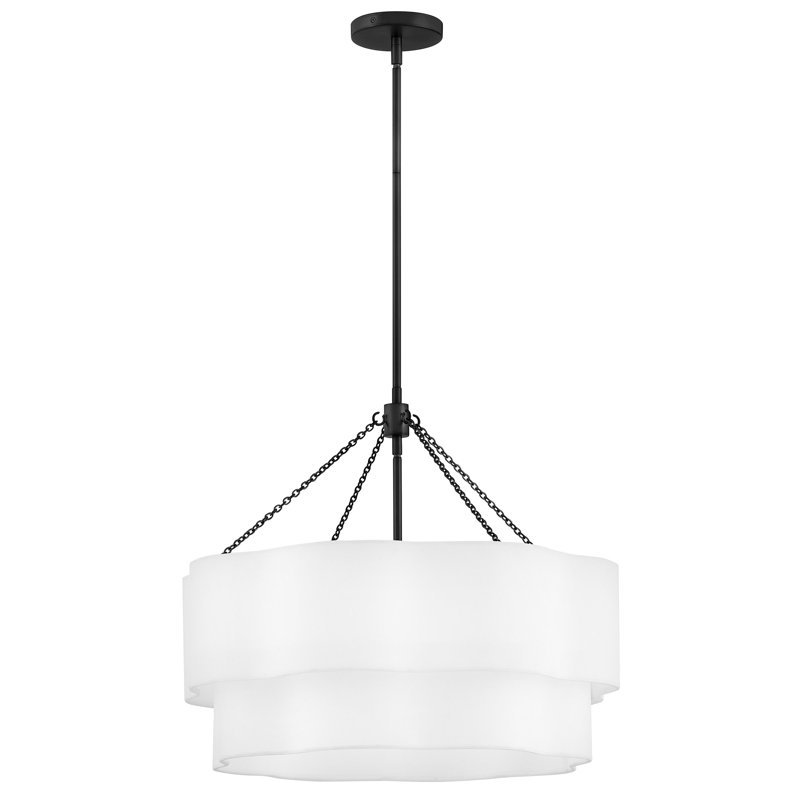 Hinkley Gwen Medium Drum Chandelier, Black