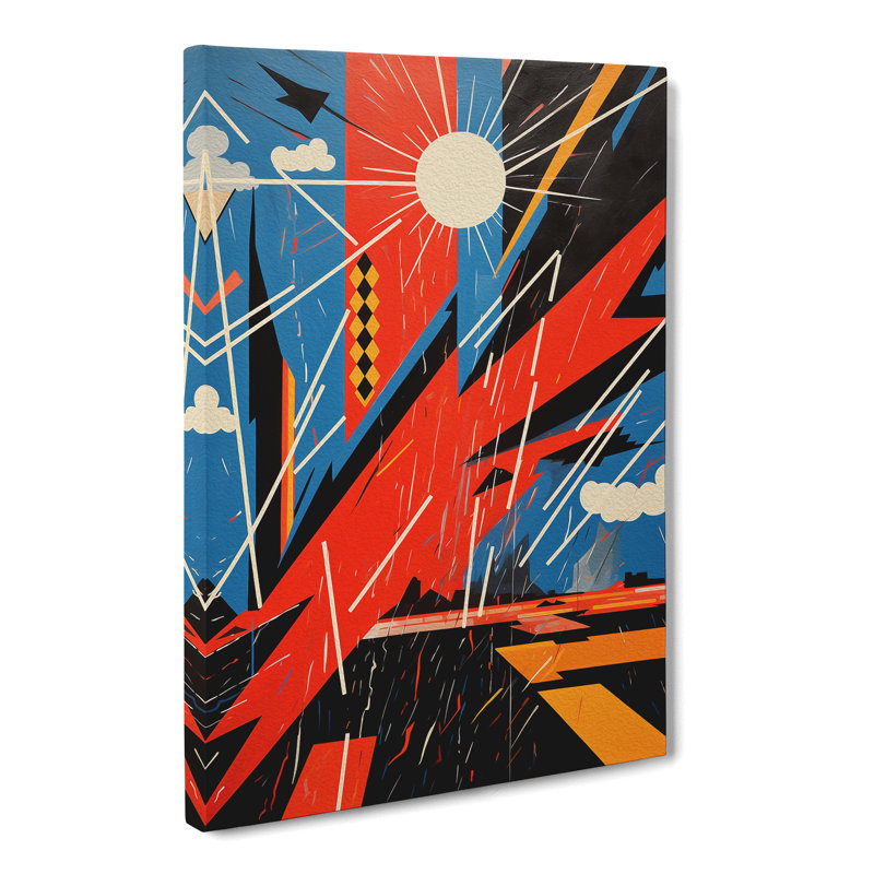 Lightning Constructivism - Print, 76cm H x 50cm W x 3cm D