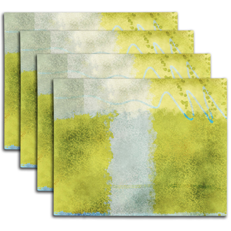 Napperon abstrait en polyester