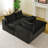Luxury Black Turtle Velvet Multifunctional Sofa-843493906