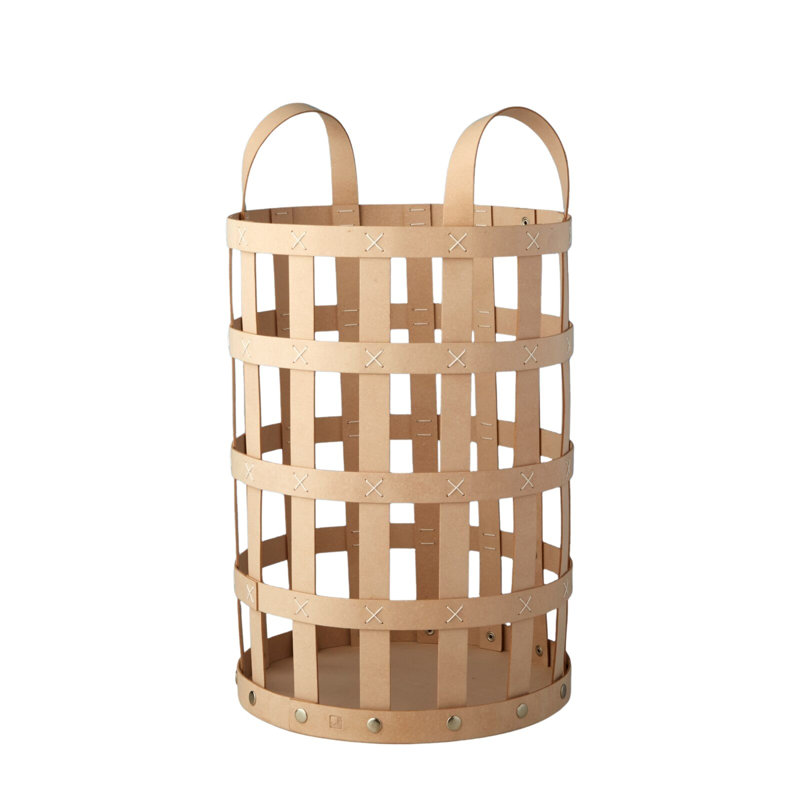 Pali Recycled Leather Everything Basket