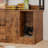 Litter Box Enclosure With Shelves And Doors-778355560