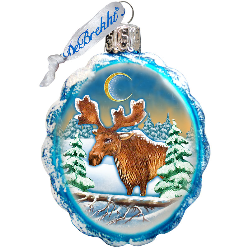 Keepsake 9'' Handmade Glass Hanging Figurine Ornament