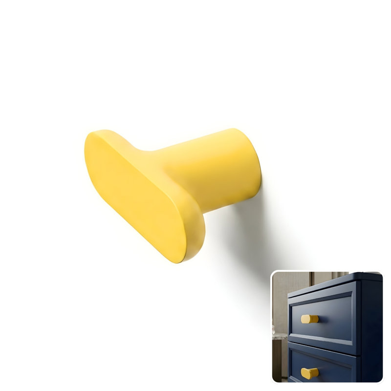 1.75" Oval Knob, Sunflower (Yellow)