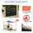 Outsunny x Solid Wood Sandbox with Cover