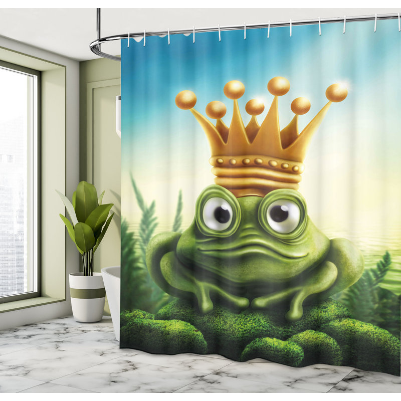 Shower Curtain with Hooks Included
