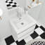 Meuble-lavabo mural simple 23,7 po avec surface solide