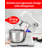 BCK Series Betty Crocker Stand Mixer, 3.7-qt Electric Mixer With 10 Speeds