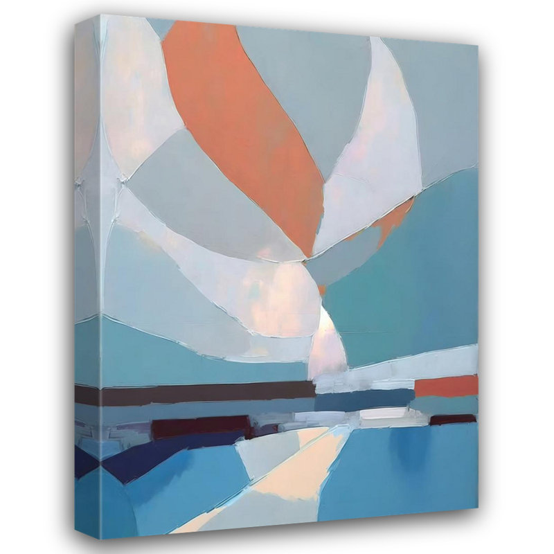 "Paysage 69" sur toile, H 18 po x l 15 po