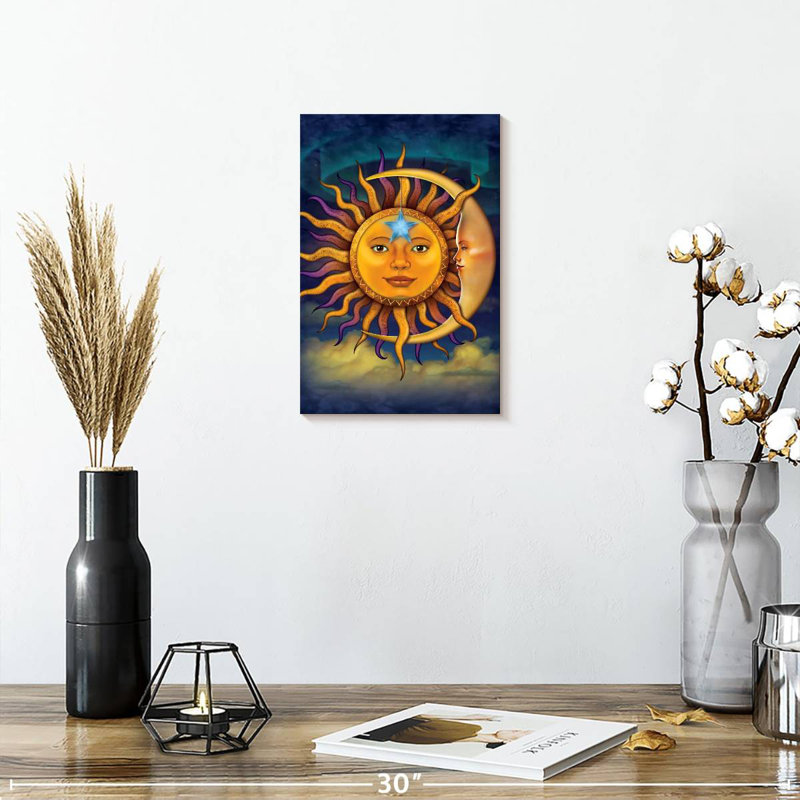 Oberle Sun Moon, 12" H x 8" W