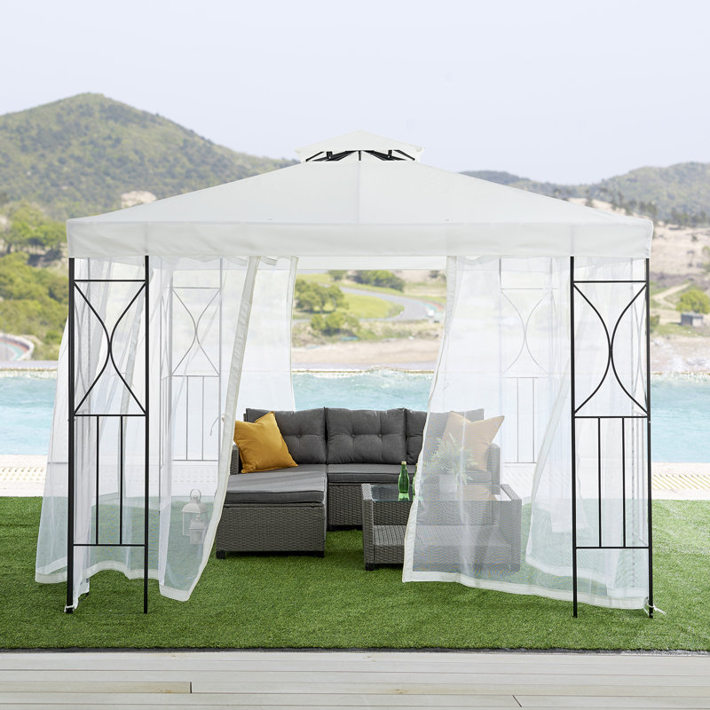 Fairholme 3m x 3m Metal Patio Gazebo