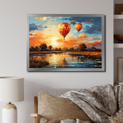 " Red Hot Air Ballon III "